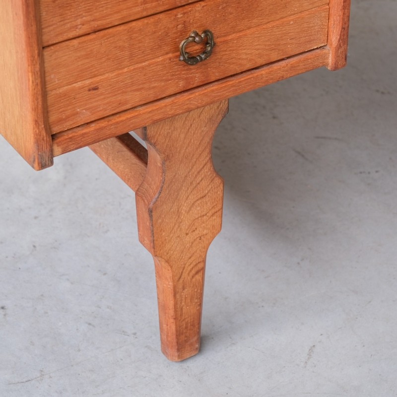 Bureau danois vintage en bois de chêne, 1960