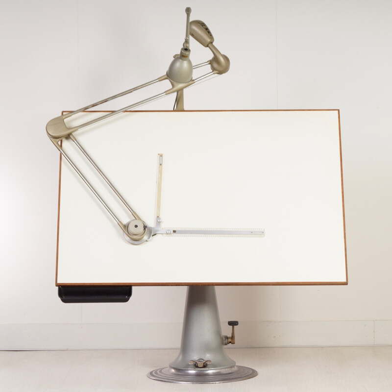 Industrial Nike drafting table produced by Nike Hydraulics - 1950s