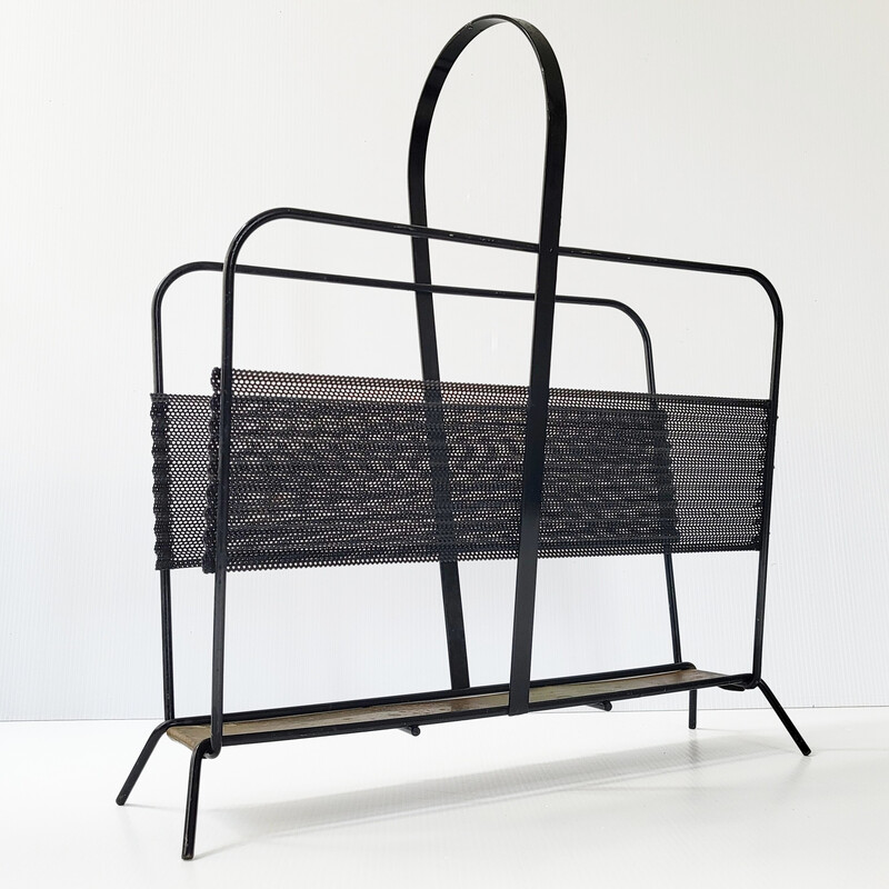 Vintage Harper's magazine rack by Mathieu Matégot, 1950