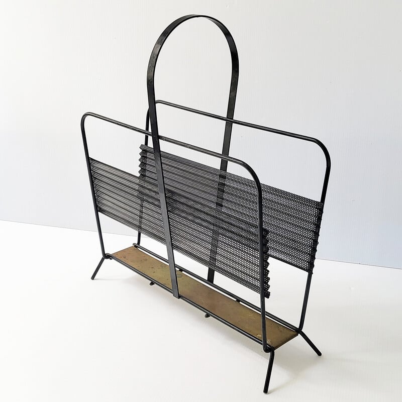 Vintage Harper's magazine rack by Mathieu Matégot, 1950