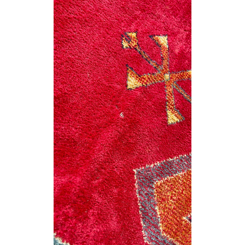 Mehrfarbiger Vintage-Teppich