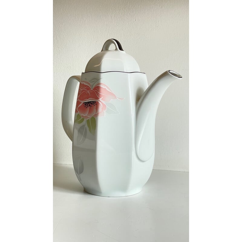 Vintage porcelain teapot by Bavaria Wunsiedel R, 1980