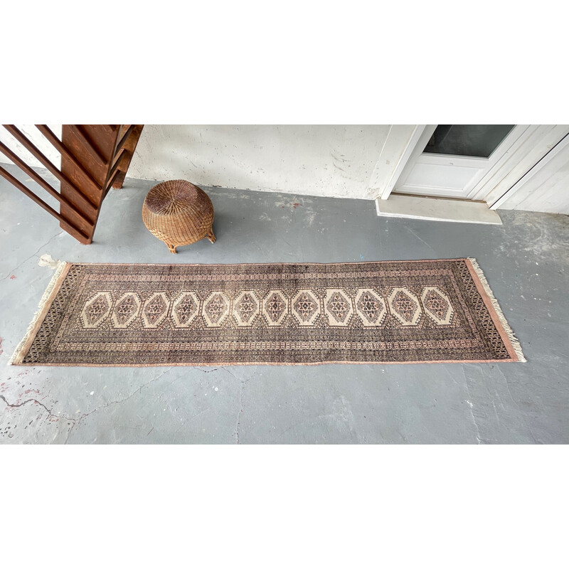 Vintage oriental hallway rug