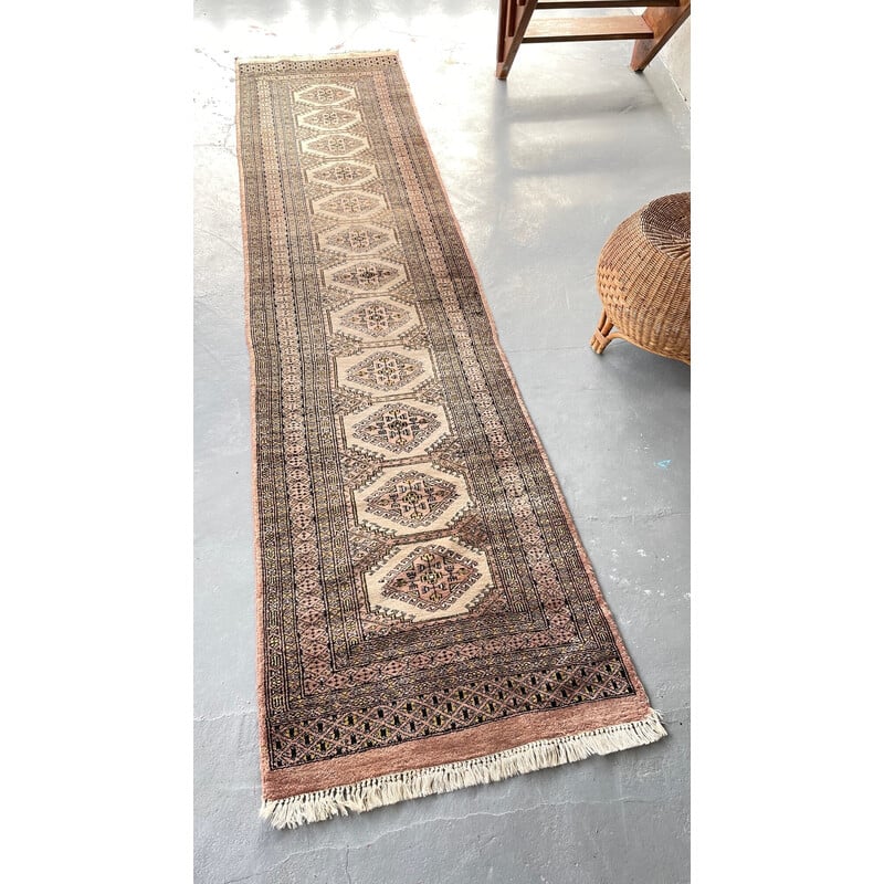 Vintage oriental hallway rug