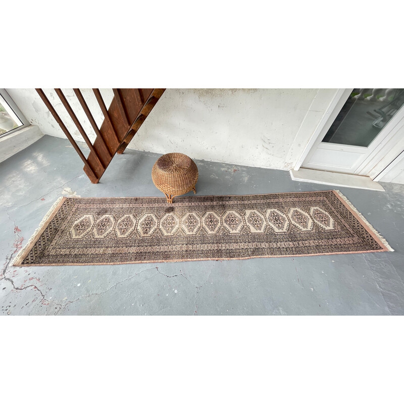 Vintage oriental hallway rug