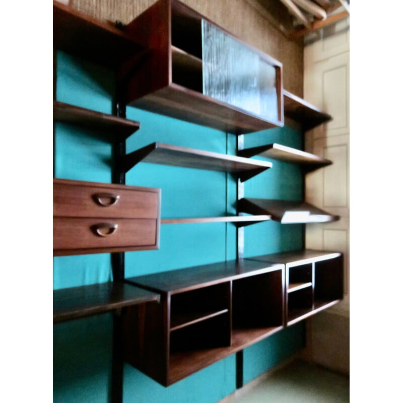 Vintage rosewood bookcase by Kai Kristiansen, Denmark 1960