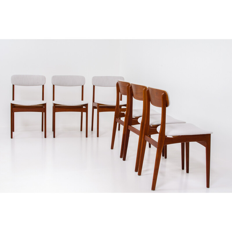 Conjunto de 6 cadeiras de jantar vintage de Bundgaard Rasmussen para Thorsø
