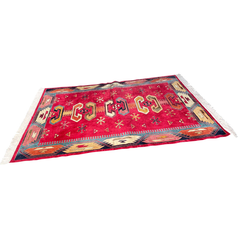 Multicolored vintage rug