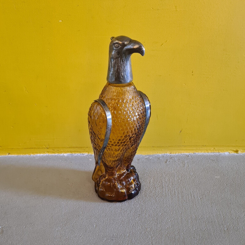 Vintage Italian chianti eagle decanter, 1970s
