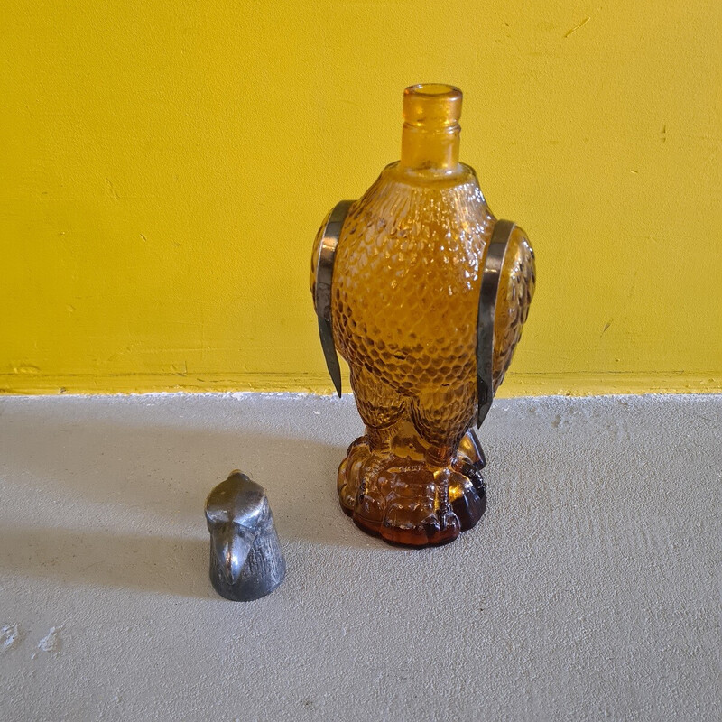 Vintage Italian chianti eagle decanter, 1970s