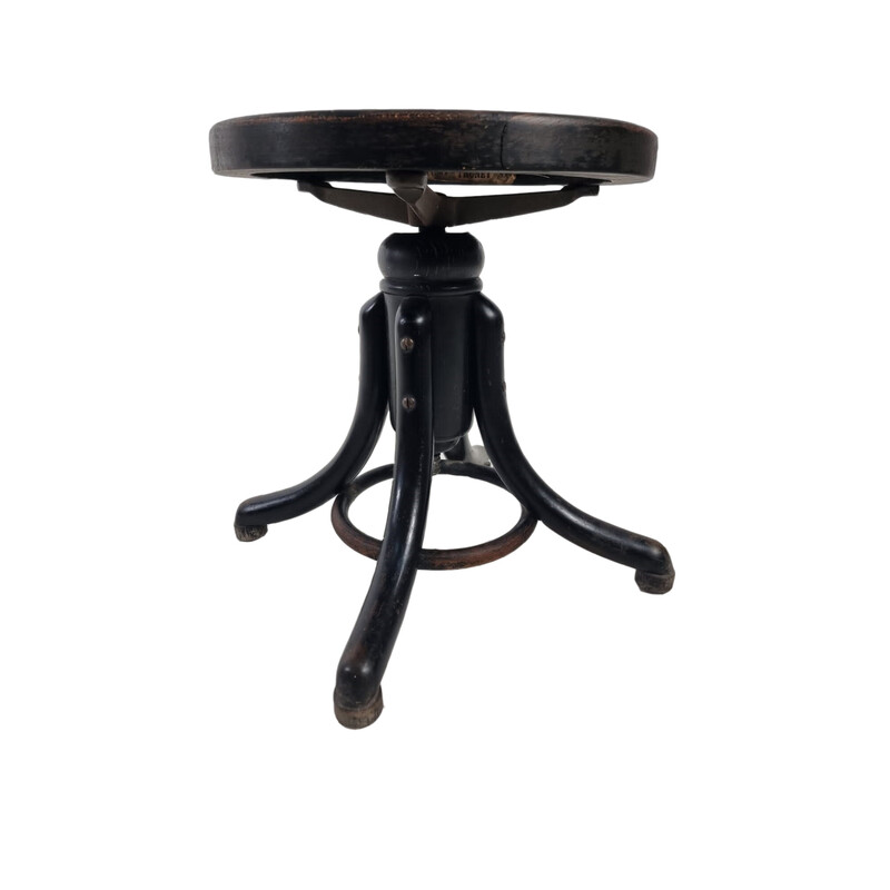 Vintage piano stool by Thonet