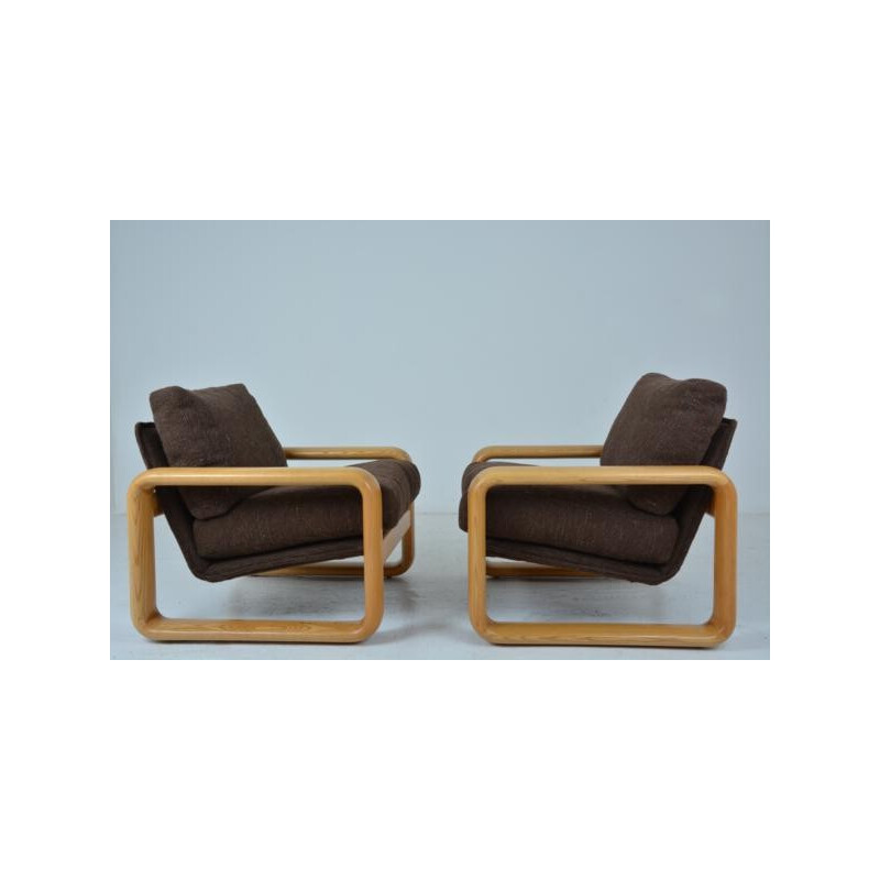 Pair of armchairs designed  by Burkhard Vogtherr for Rosenthal - 1970s