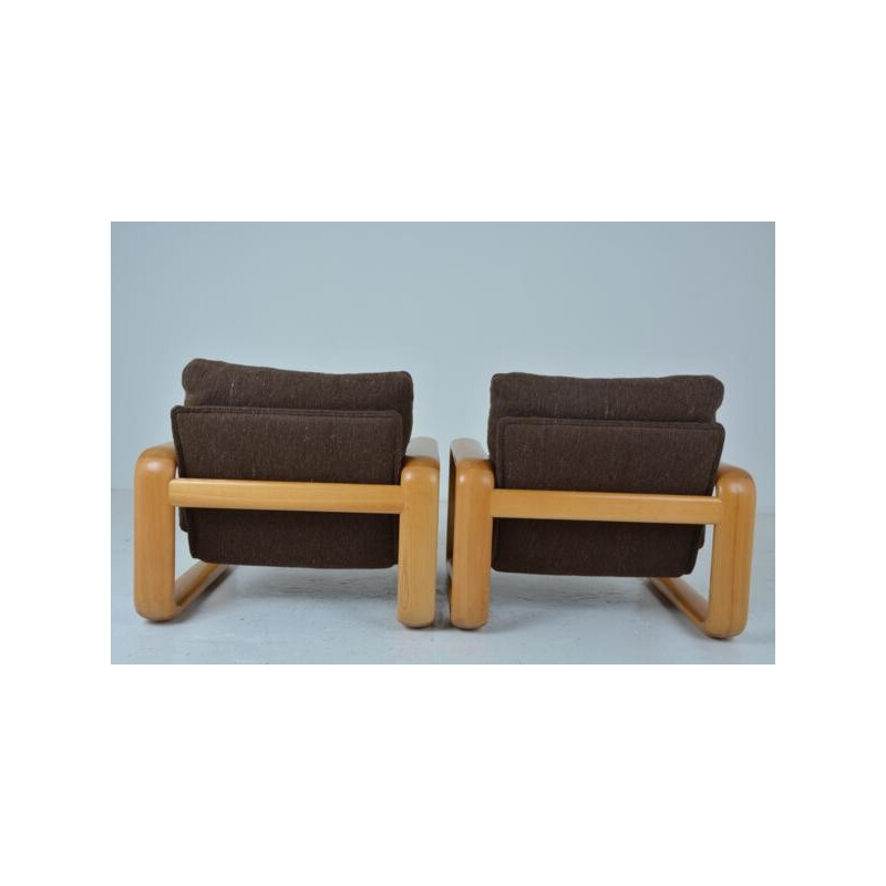 Pair of armchairs designed  by Burkhard Vogtherr for Rosenthal - 1970s