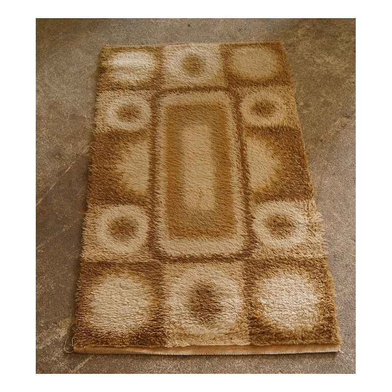 Vintage carpet in natural fibre - 1960s