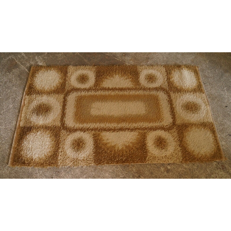 Vintage carpet in natural fibre - 1960s