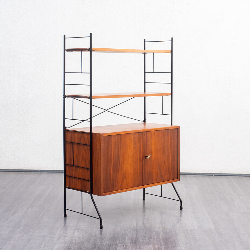 Vintage walnut shelf, 1960