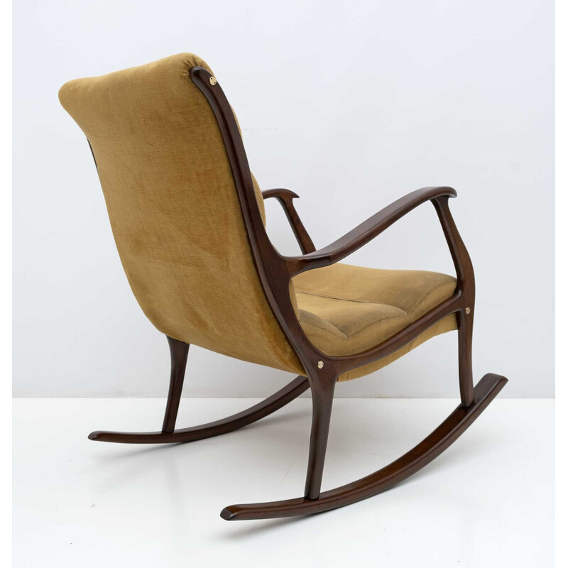Italiaanse schommelstoel van Ezio Longhi voor Elam, 1950.