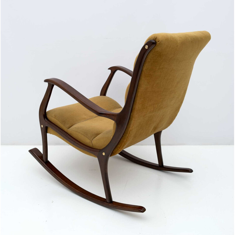 Mid-century Italian rocking chair by Ezio Longhi for Elam, 1950s