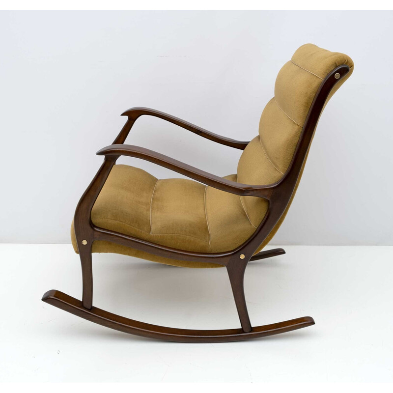 Mid-century Italian rocking chair by Ezio Longhi for Elam, 1950s