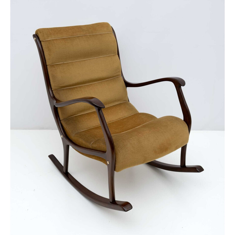 Mid-century Italian rocking chair by Ezio Longhi for Elam, 1950s