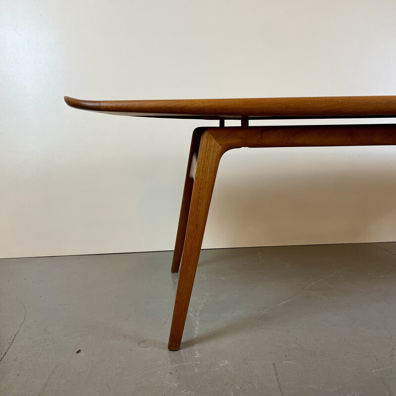 Vintage Surfboard coffee table by Arne Hovmand-Olsen for Mogens Kold, Danemark 1959