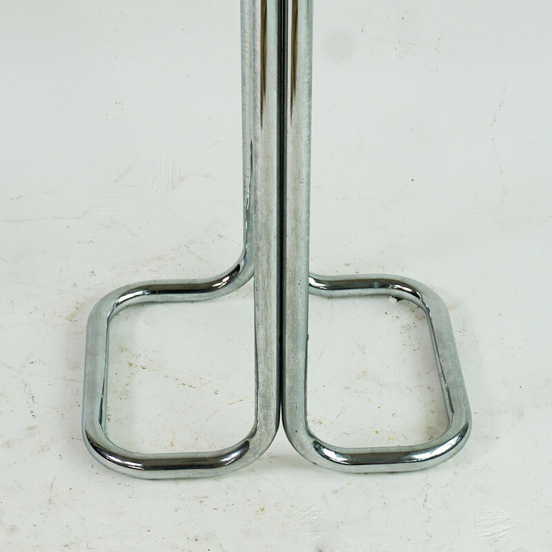 Italian mid century chrome coat rack, 1970s