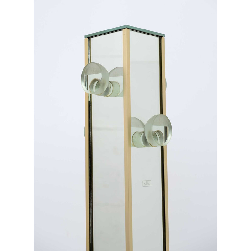 Mid-century Italian mirror clothes hangers by Decorvetro, 1970s