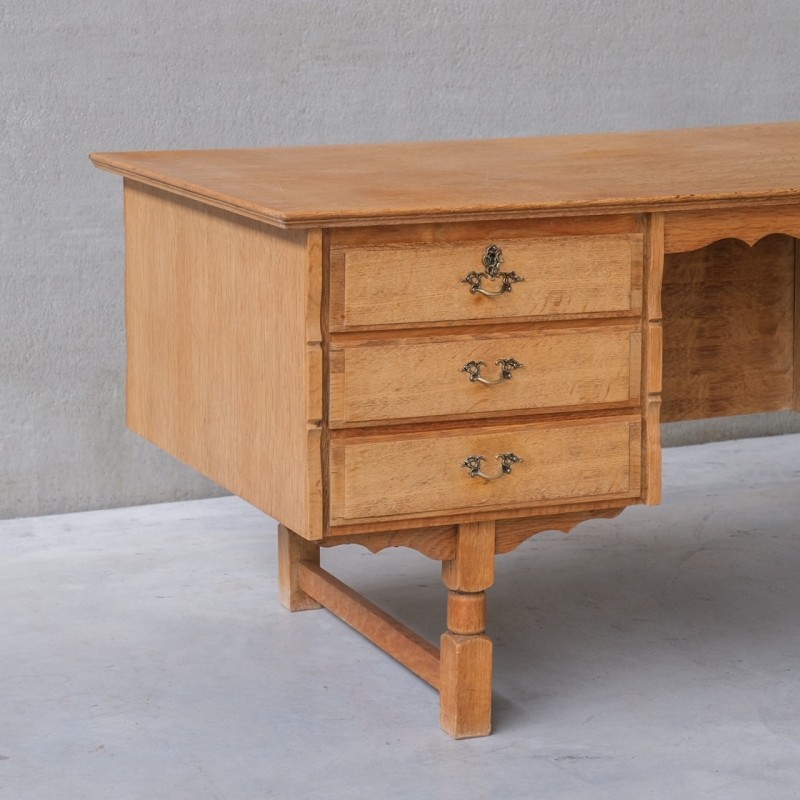 Danish mid-century oakwood desk, 1960s