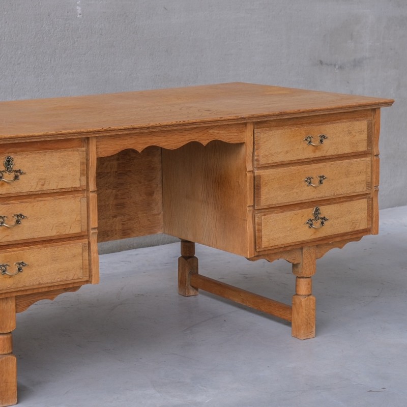 Danish mid-century oakwood desk, 1960s