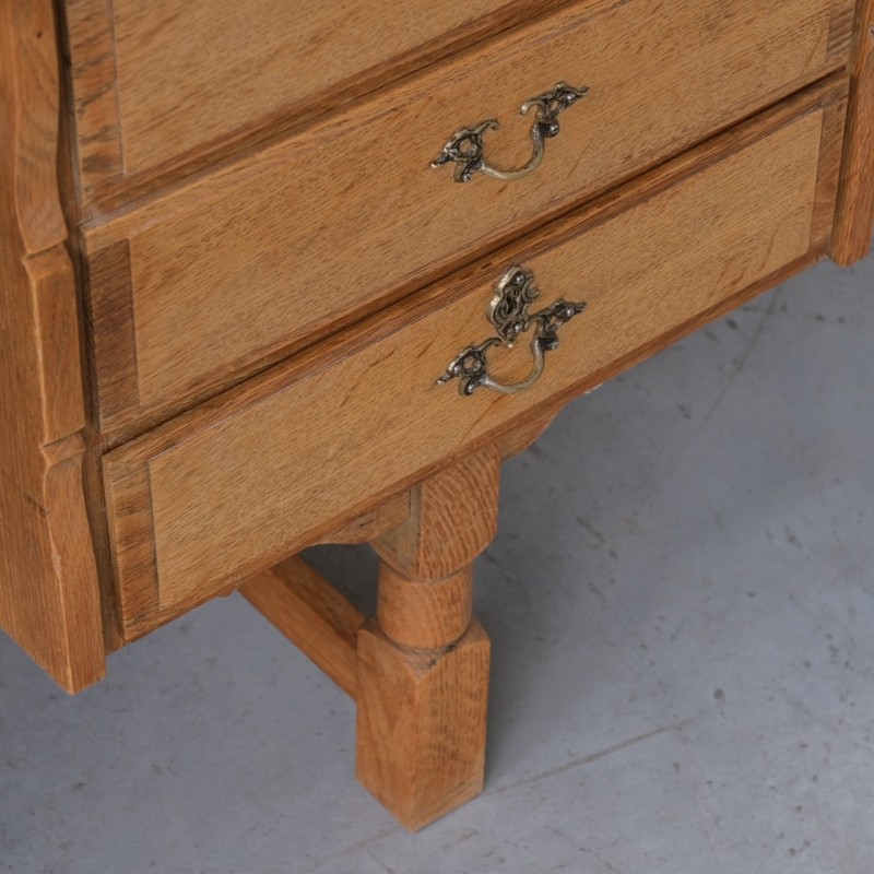 Bureau danois vintage en bois de chêne, 1960