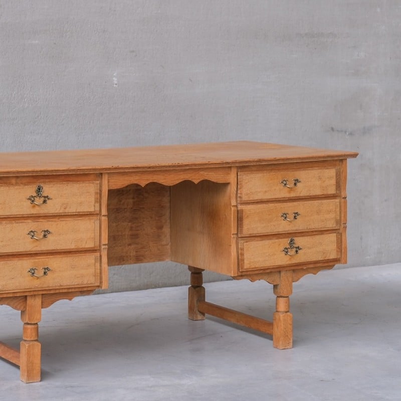 Danish mid-century oakwood desk, 1960s