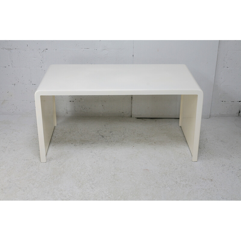 Vintage fiberglass desk by Berthe Libert for Huchers Minvielle, France 1970