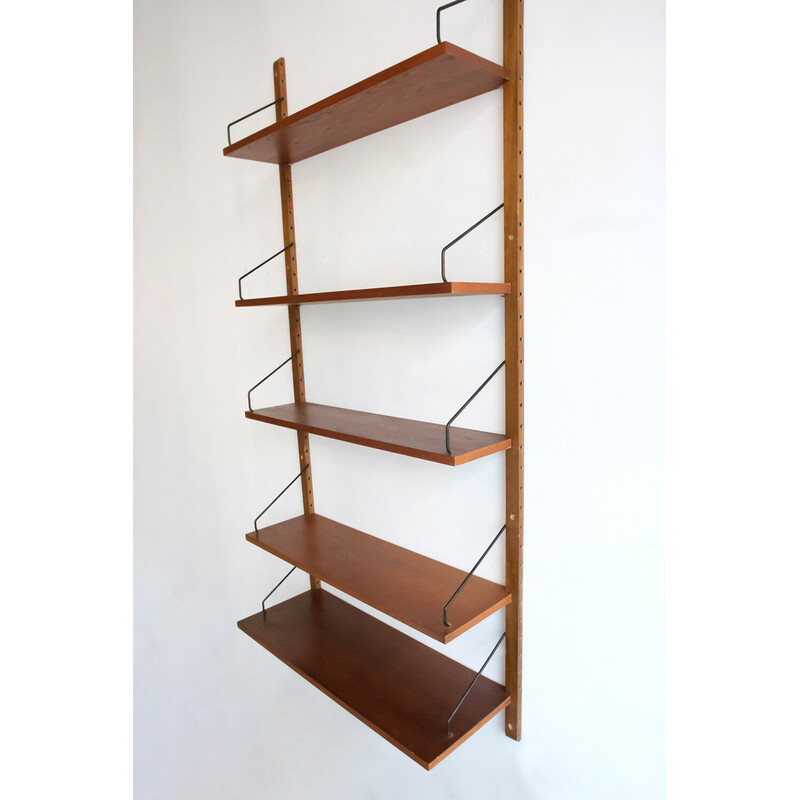 Vintage wall shelf 'Royal System' by Poul Cadovius for Cado, Denmark 1960