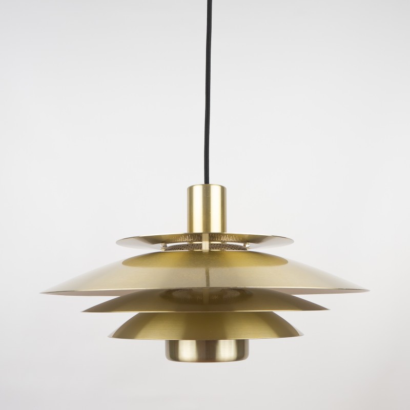 Danish vintage pendant lamp by Kurt Wiborg for Jeka, 1980s