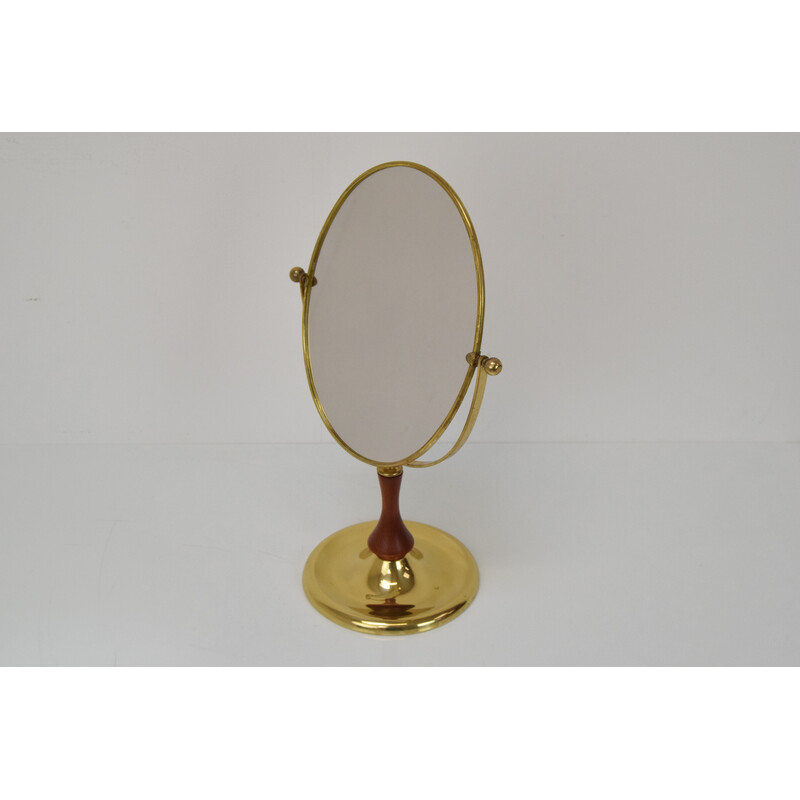 Mid-century adjustable table mirror, Czechoslovakia 1960s