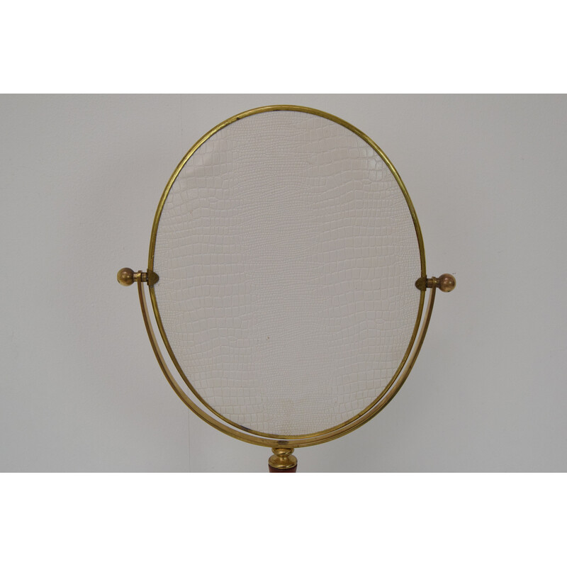 Mid-century adjustable table mirror, Czechoslovakia 1960s