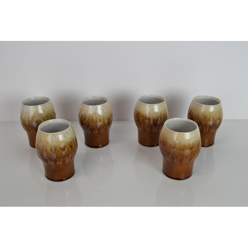 Vintage cups by Ditmar Urbach, Czechoslovakia 1950s