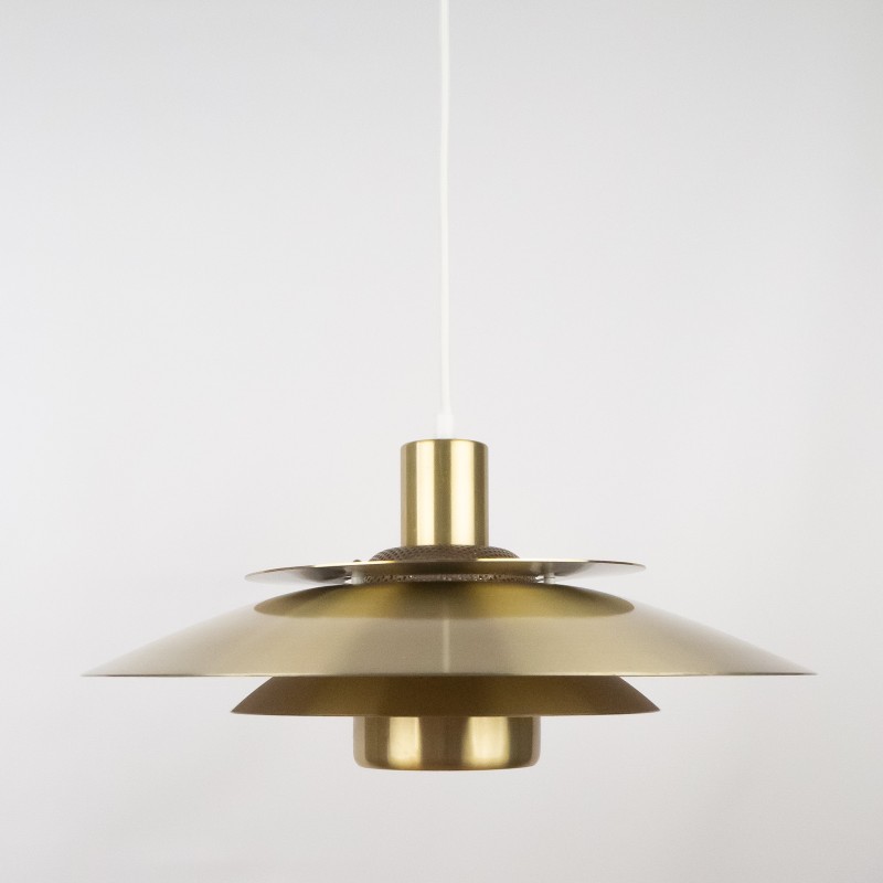 Vintage pendant lamp by Kurt Wiborg for Jeka, Denmark 1980