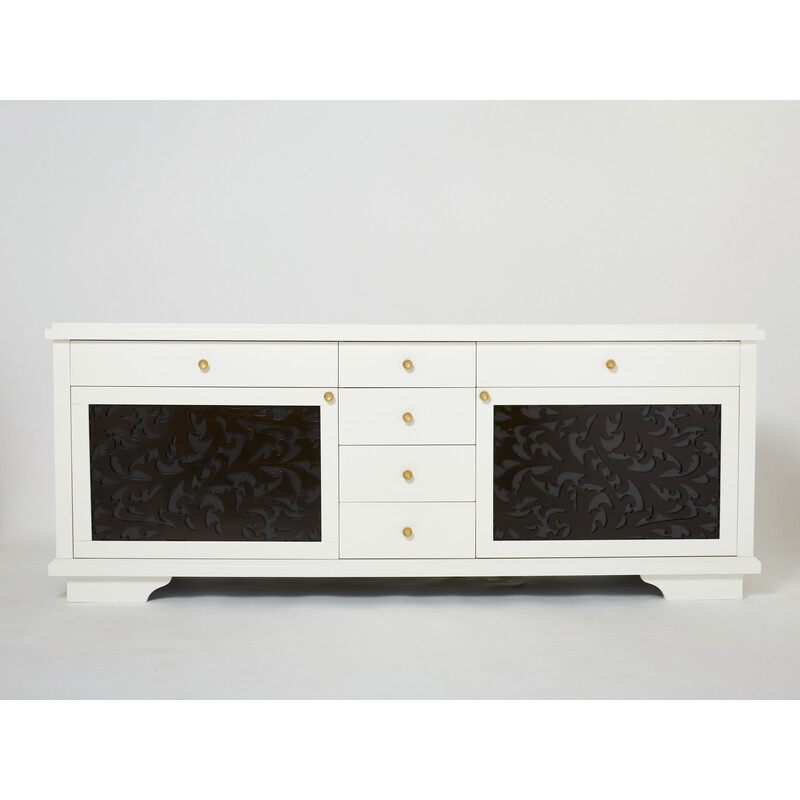 Credenza vintage in legno Moucharabieh di Garouste e Bonetti per Christian Lacroix, 1987