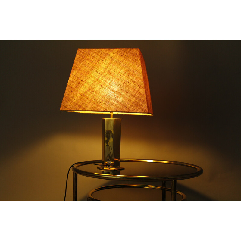 Vintage brass lamp by Ingo Maurer for Dunhill, 1960s