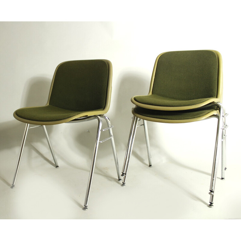 Vintage stackable chair by Jørgen Kastholm for Kusch+co, 1970s