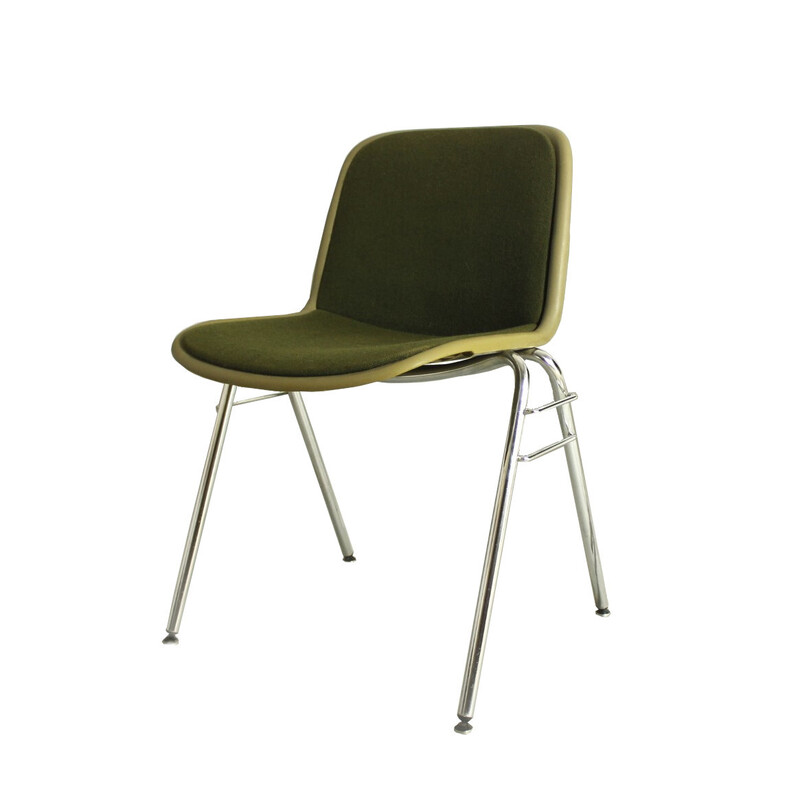 Vintage stackable chair by Jørgen Kastholm for Kusch+co, 1970s