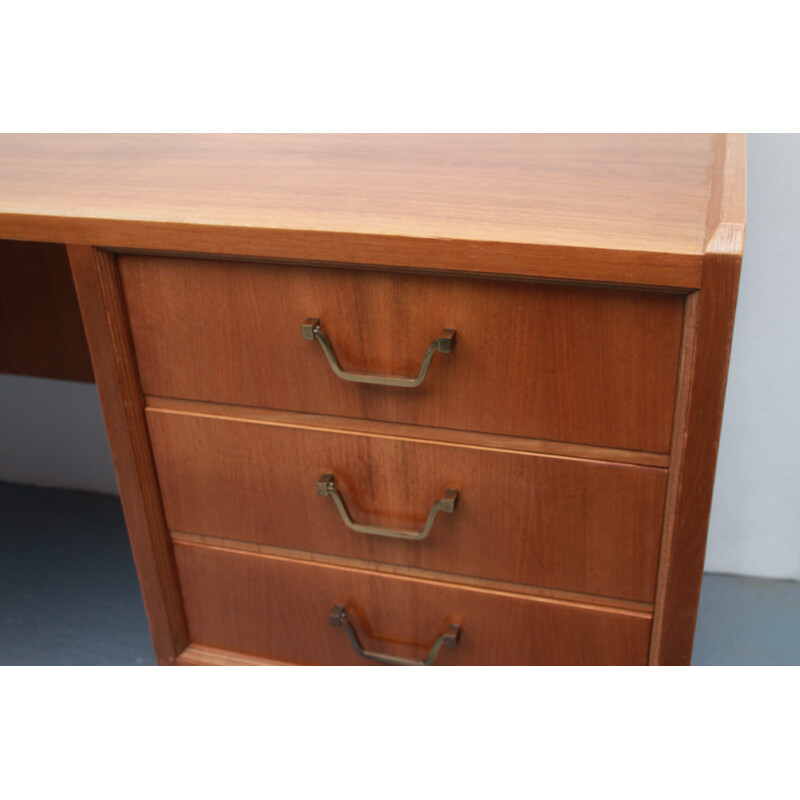 Vintage desk in walnut, 1950s