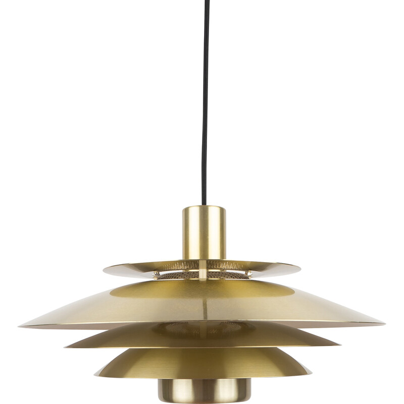 Danish vintage pendant lamp by Kurt Wiborg for Jeka, 1980s