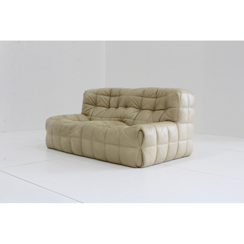 Vintage-Sofa Kashima aus Leder von Michel Ducaroy für Ligne Roset, 1976