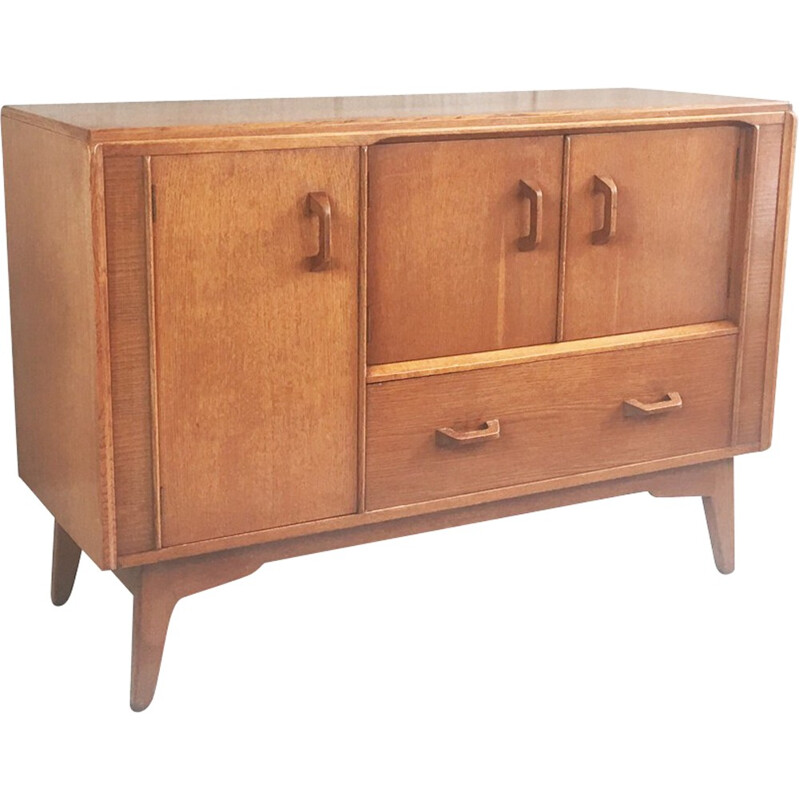 Enfilade vintage marron en chêne édition G Plan - 1970