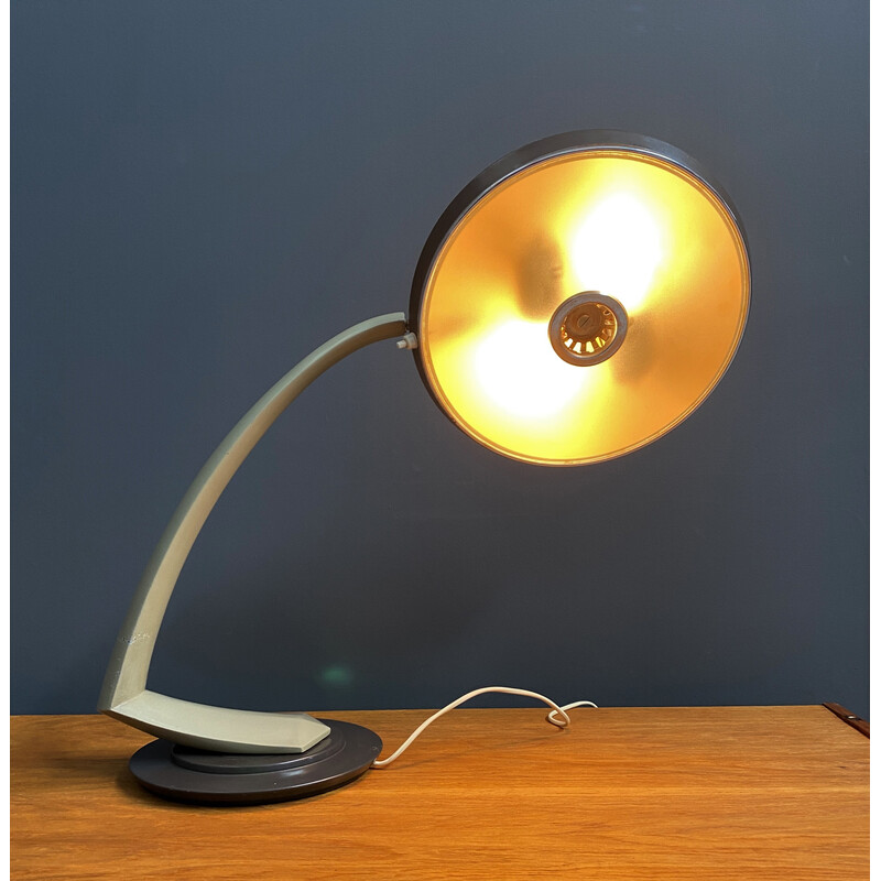 Vintage desk lamp model Boomerang by Luis Pérez de la Oliva for Lupela, 1970