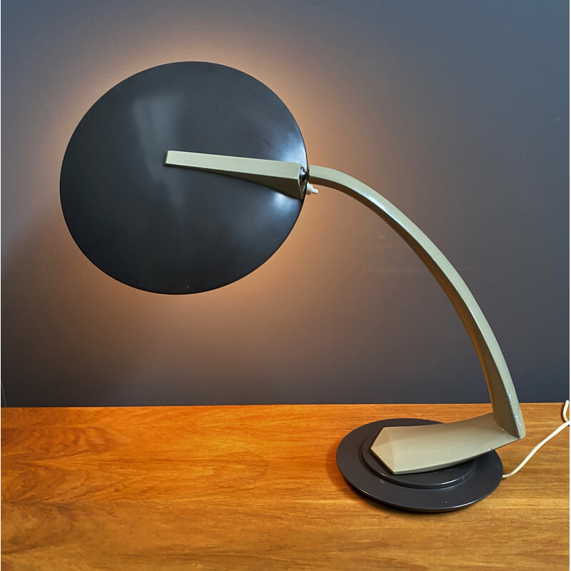 Vintage desk lamp model Boomerang by Luis Pérez de la Oliva for Lupela, 1970