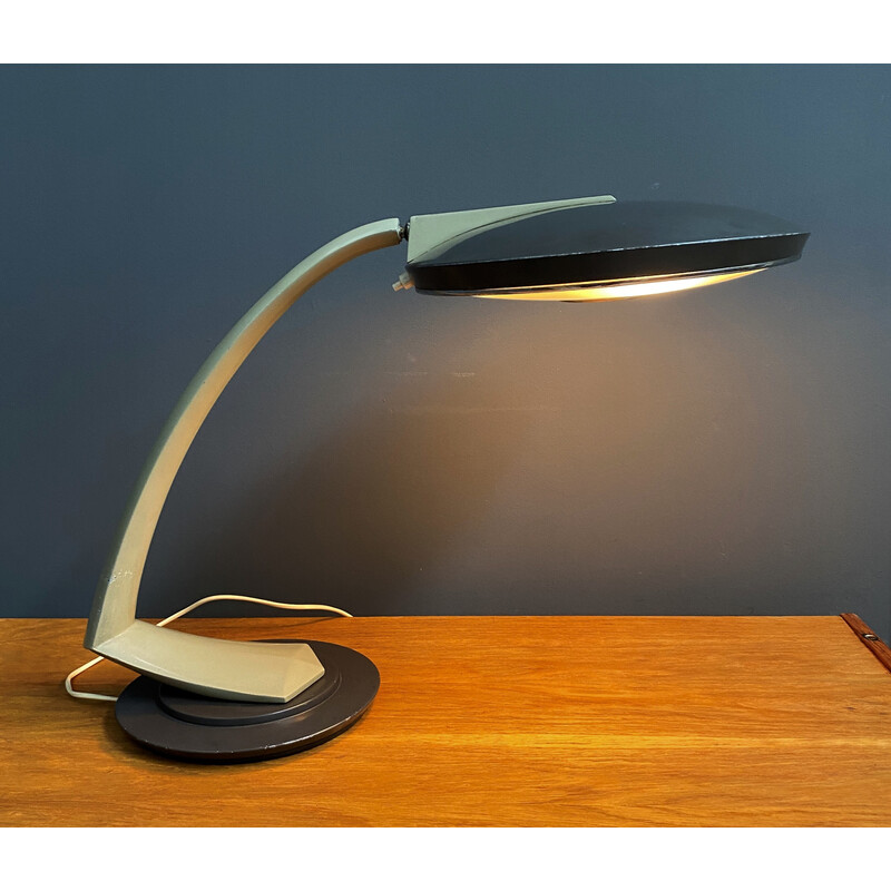 Vintage bureaulamp model Boomerang van Luis Pérez de la Oliva voor Lupela, 1970
