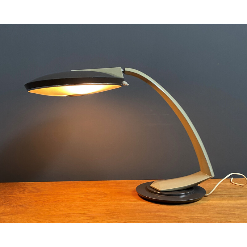 Vintage desk lamp model Boomerang by Luis Pérez de la Oliva for Lupela, 1970